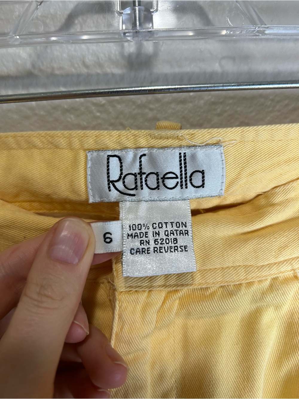 Vintage Butter Yellow Pleated Trouser Shorts High Rise Cuffed Tailored Summer - Picture 3 of 5